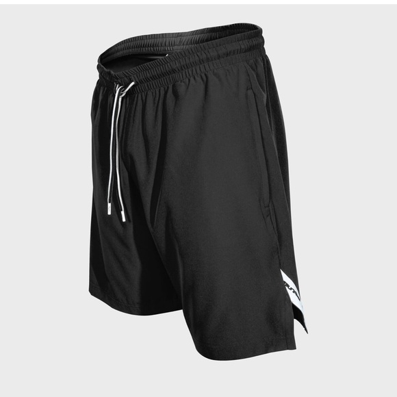 Rawlings black ColorSync athletic drawstring training shorts - Picture 1 of 2